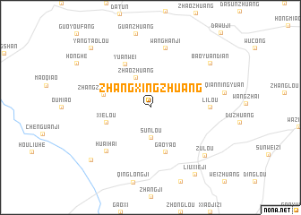 map of Zhangxingzhuang