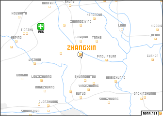 map of Zhangxin