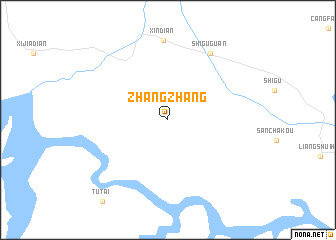 map of Zhangzhang