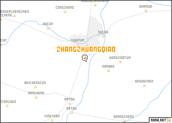 map of Zhangzhuangqiao