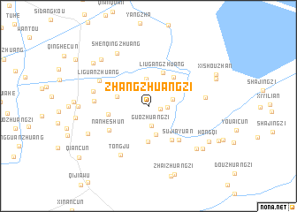 map of Zhangzhuangzi