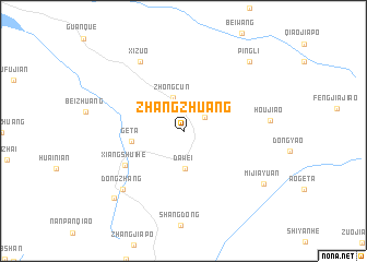 map of Zhangzhuang