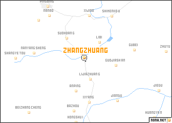 map of Zhangzhuang
