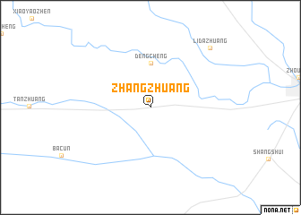 map of Zhangzhuang