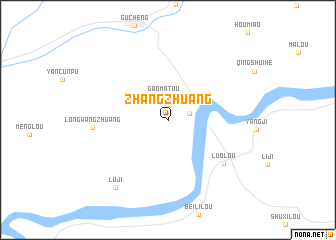 map of Zhangzhuang