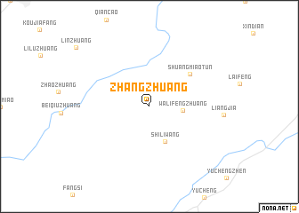 map of Zhangzhuang