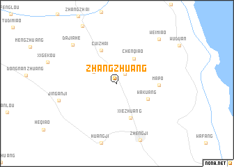 map of Zhangzhuang