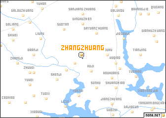 map of Zhangzhuang