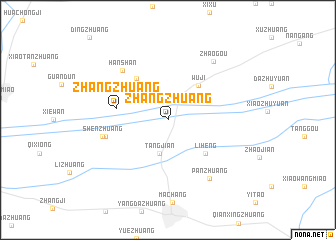 map of Zhangzhuang