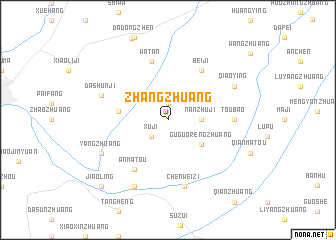 map of Zhangzhuang