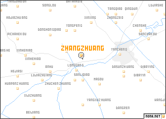 map of Zhangzhuang