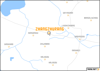 map of Zhangzhu\