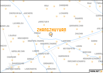 map of Zhangzhuyuan