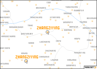 map of Zhangziying