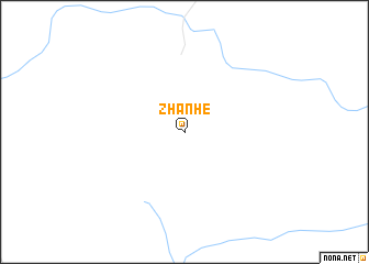 map of Zhanhe