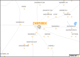 map of Zhänibek