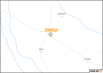 map of Zhanji