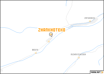 map of Zhankhoteko