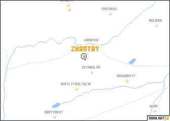 map of Zhantay
