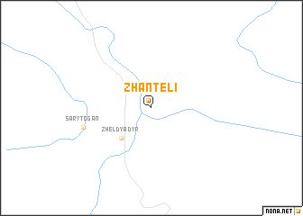 map of Zhanteli
