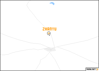 map of Zhanyu