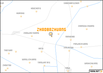 map of Zhaobazhuang