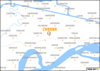 map of Zhaoba