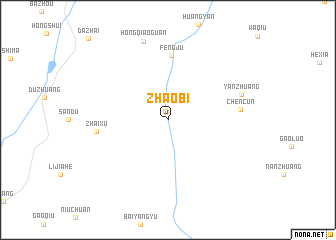 map of Zhaobi