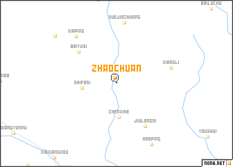 map of Zhaochuan