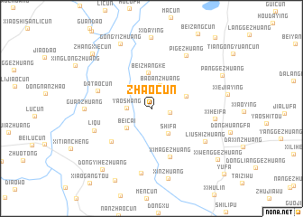 map of Zhaocun