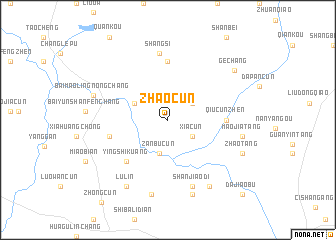 map of Zhaocun