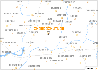 map of Zhaodazhuyuan