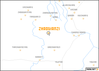 map of Zhaodianzi