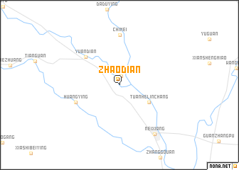 map of Zhaodian