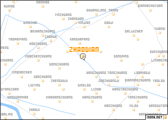 map of Zhaodian