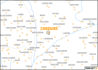 map of Zhaodian