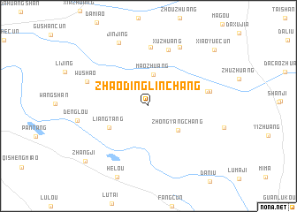 map of Zhaodinglinchang