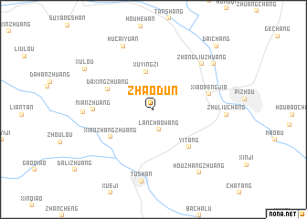map of Zhaodun