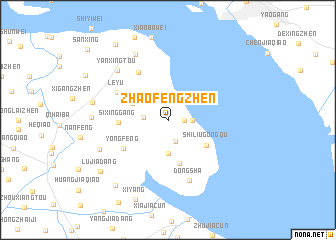 map of Zhaofengzhen
