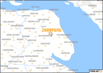 map of Zhaofeng