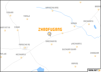 map of Zhaofugang