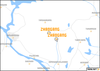 map of Zhaogang