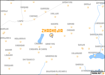 map of Zhaohejia