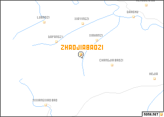 map of Zhaojiabaozi