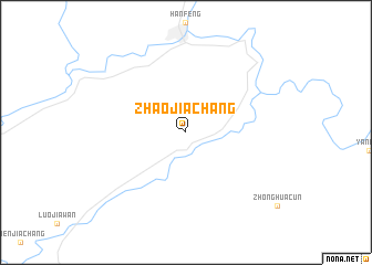 map of Zhaojiachang