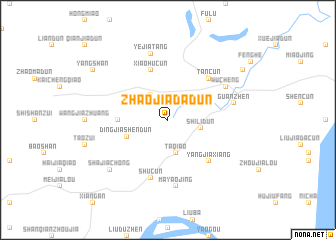 map of Zhaojiadadun
