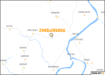 map of Zhaojiadawu