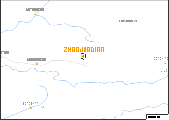 map of Zhaojiadian