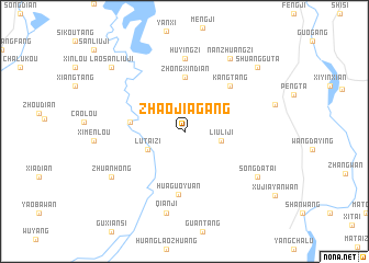 map of Zhaojiagang