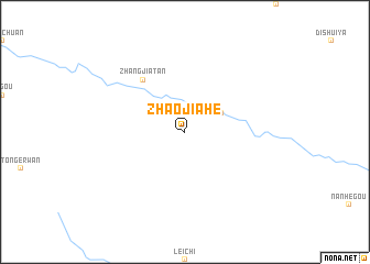 map of Zhaojiahe